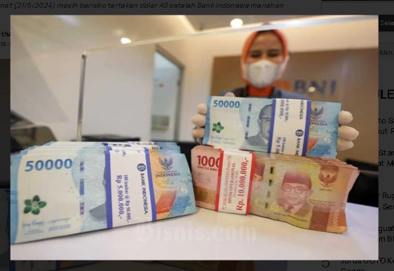 Tinggal Mimpi Menagih Janji Jokowi Rupiah di Bawah Rp10.000 per Dolar foto:ekonomi.bisnis.com
