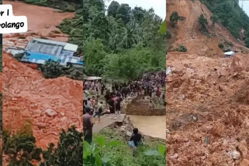 6 Orang Tewas & 26 Lagi Hilang usai Tambang Emas di Gorontalo Longsor. (Istimewa).