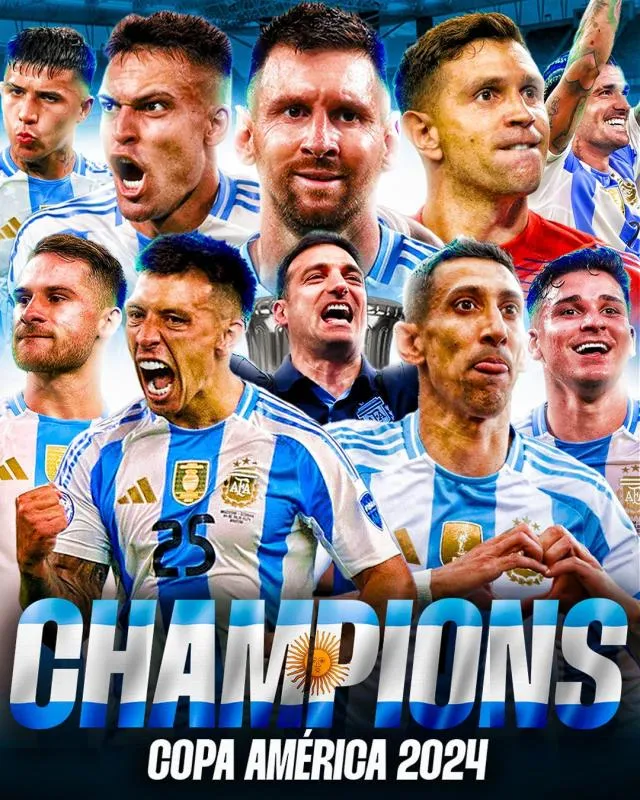 Hajar Timnas Kolombia di Extra Time, Argentina Juara Copa America 2024. (@FabrizioRomano).