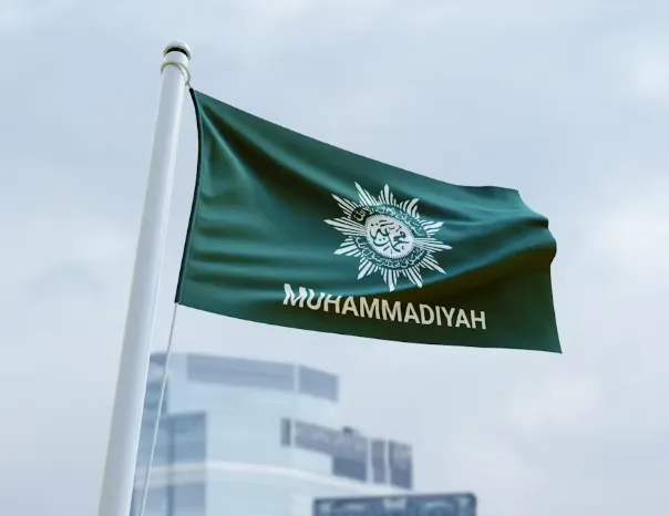 Ilustrasi: Bendera Muhammadiyah. (The Conversation)