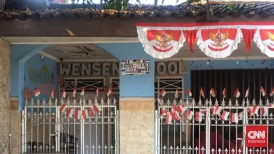 Kemen PPPA menyebut Wensen School, tidak memiliki izin menyelenggarakan daycare. Hanya sebagai PAUD. (CNN Indonesia/ Yogi Anugrah)