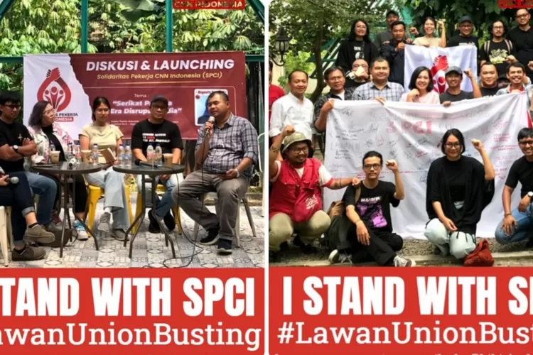 Pekerja CNN Indonesia di PHK Sepihak saat Serikat Dideklarasikan. (Istimewa).