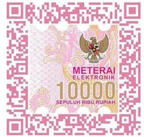 Ilustrasi: Meterai Elektronik. (Jogjaaja)