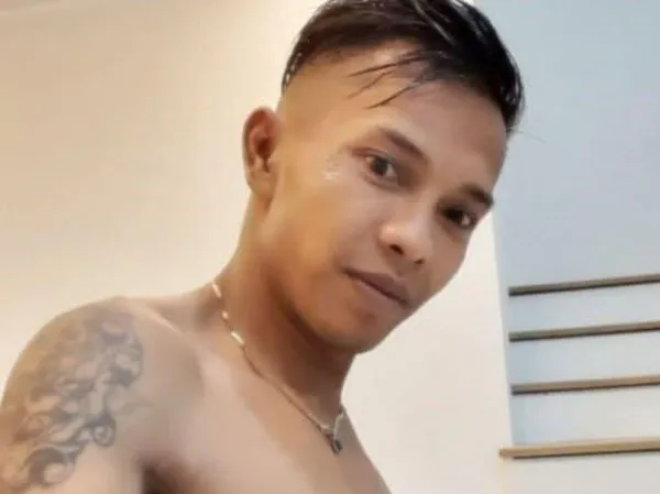 Tampang tersangka pembunuhan gadis penjual gorengan di Padang Pariaman. (istimewa)