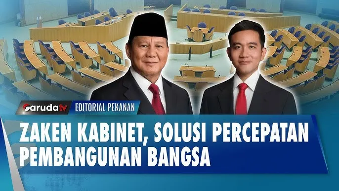 Zaken Kabinet Presiden Prabowo (Garuda Tv)