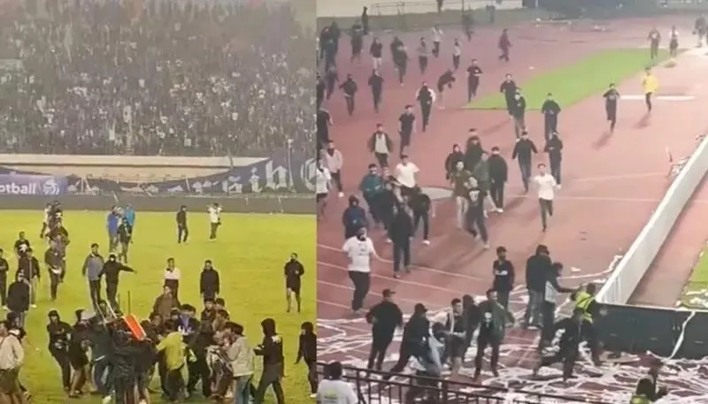 Rusuh Suporter Serang Steward di Persib vs Persija Disorot Media Asing. (Istimewa).
