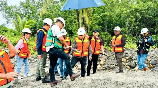 Begini Peran Haji Isam dalam Proyek Cetak Sawah di Merauke. (Istimewa).