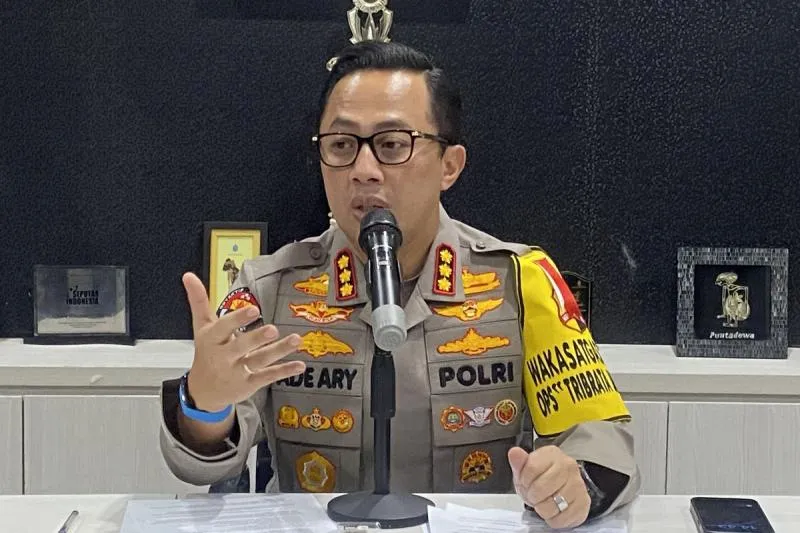 Kepala Bidang Hubungan Masyarakat Polda Metro Jaya Kombes Ade Ary Syam di Polda Metro Jaya, Jakarta,  foto : (ACHMAD NASRUDIN YAHYA/KOMPAS.com )
