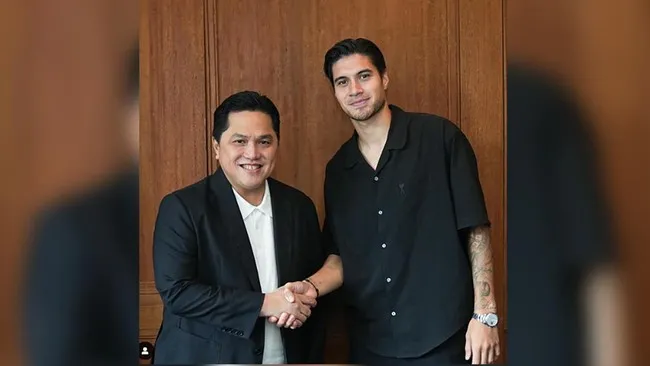 Ketua Umum PSSI: Selamat Bergabung di Timnas Indonesia Kevin Diks. (Instagram Erick Thohir).