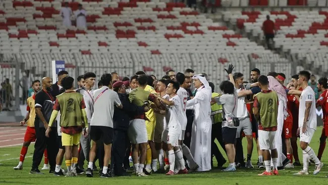 Buntut Ribut vs Bahrain, Timnas Indonesia Disebut Terancam Dihukum AFC. (REUTERS/Hamad I Mohammed)