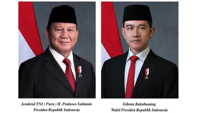 Prabowo Subianto dan Gibran Rakabuming dilantik sebagai Presiden dan Wakil Presiden RI 2024-2029. (Tim Dokumentasi Prabowo Subianto)