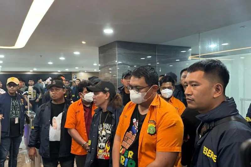 Polda Metro Jaya menggeledah kantor Kementerian Komunikasi dan Digital (Komdigi) pada Jumat (1/11/2024). (Dok. Istimewa)  