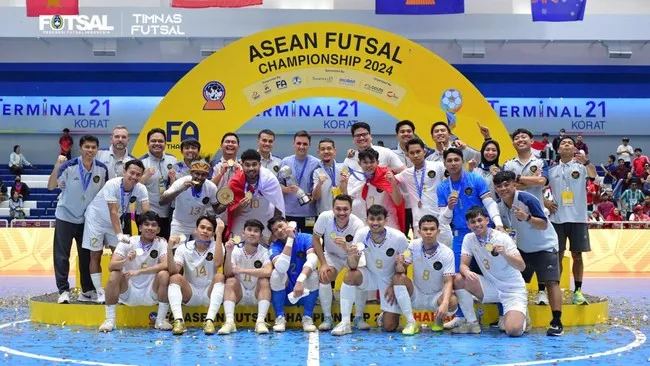 Timnas Futsal Indonesia juara Piala AFF Futsal 2024. (Dok FFI)