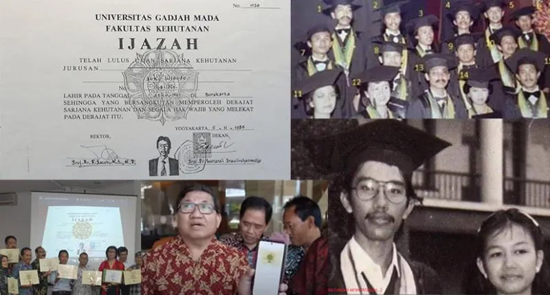 Usai Gelar Doktor Bahlil, Publik Pertanyakan Ijazah Jokowi & Fufufafa. (Kolase dari berbagai sumber).