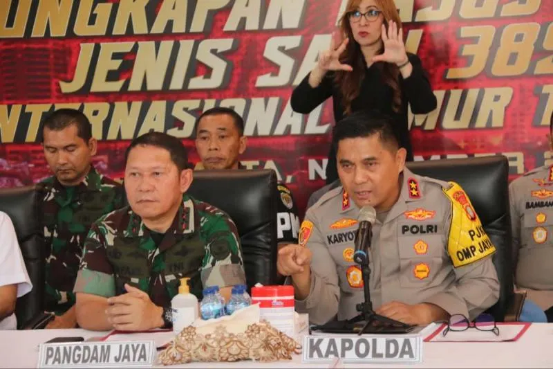 Polda Metro Sita Sabu 389 Kg Senilai Rp583 Miliar dari Afghanistan. (Istimewa).