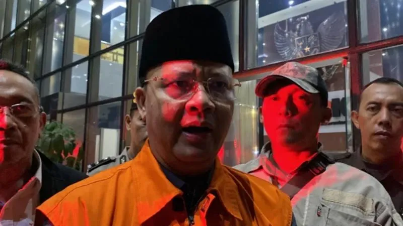 Gubernur Bengkulu Rohidin Mersyah Ditetapkan Jadi Tersangka oleh KPK. (Sumber : VIVA.co.id/Zendy Pradana).