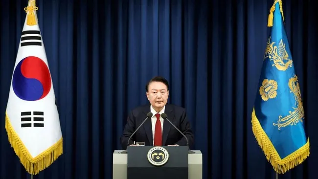 Presiden Korea Selatan Yoon Suk Yeol (reuters).