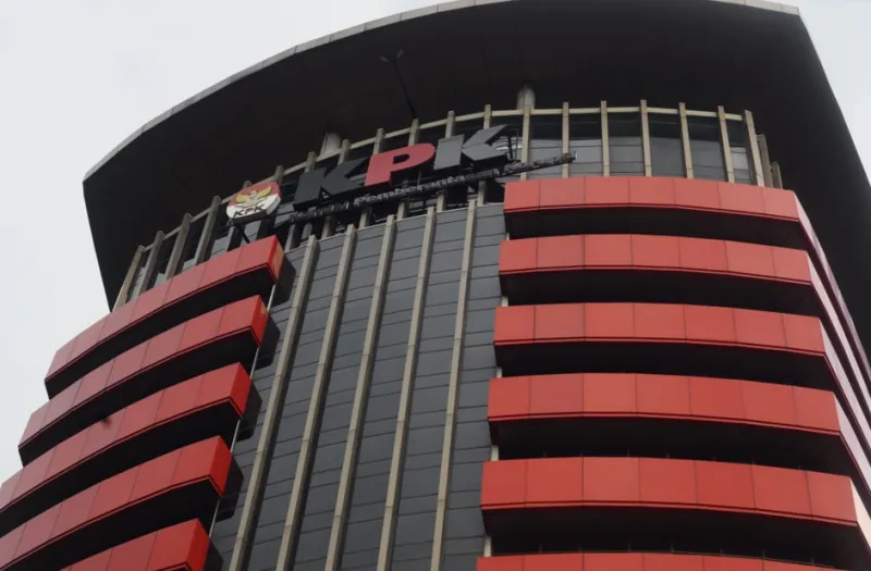 Gedung Merah Putih Kantor Komisi Pemberantasan Korupsi (KPK) di kawasan Kuningan, Jakarta Selatan. 