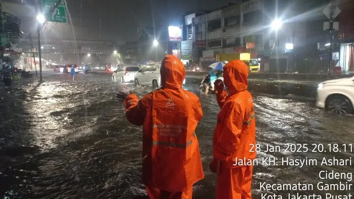 Ini Daftar 52 RT & 22 Jalan Wilayah Jakarta Masih Kebanjiran Rabu Pagi. (BPBD).