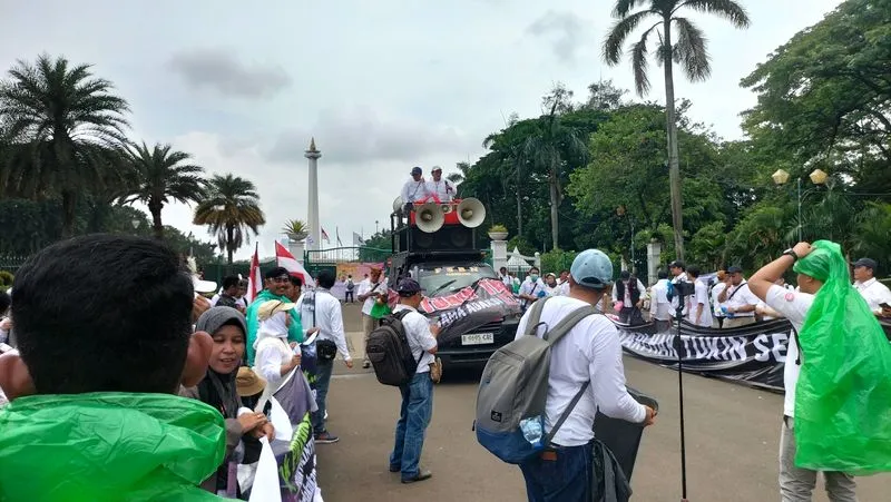 Desak Pembayaran Tukin, Hari Ini Dosen ASN Gelar Aksi di Istana Negara. (Maulani/detikcom).