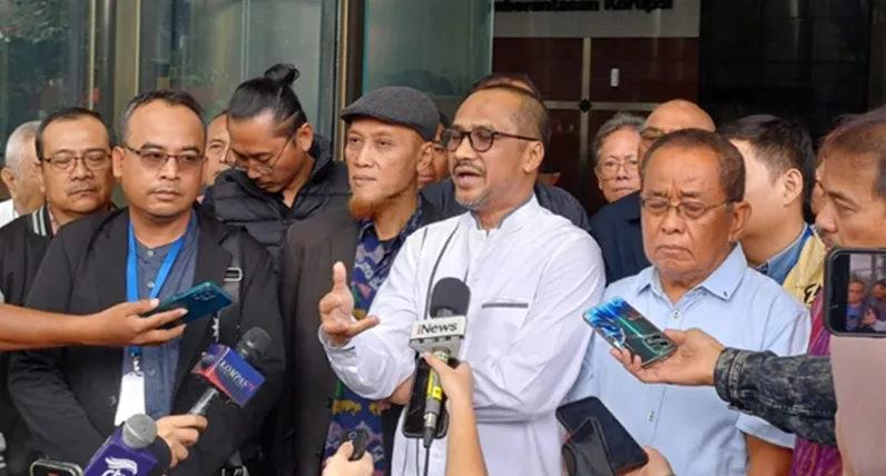 Abraham Samad dan Koalisi masyarakat Sipil Anti Korupsi. (Sinpo)