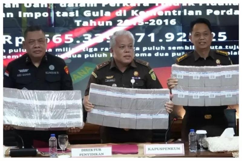 Kasus Impor Gula Kemendag, Kejagung Sita Uang Tunai Rp565 Miliar. (Istimewa).