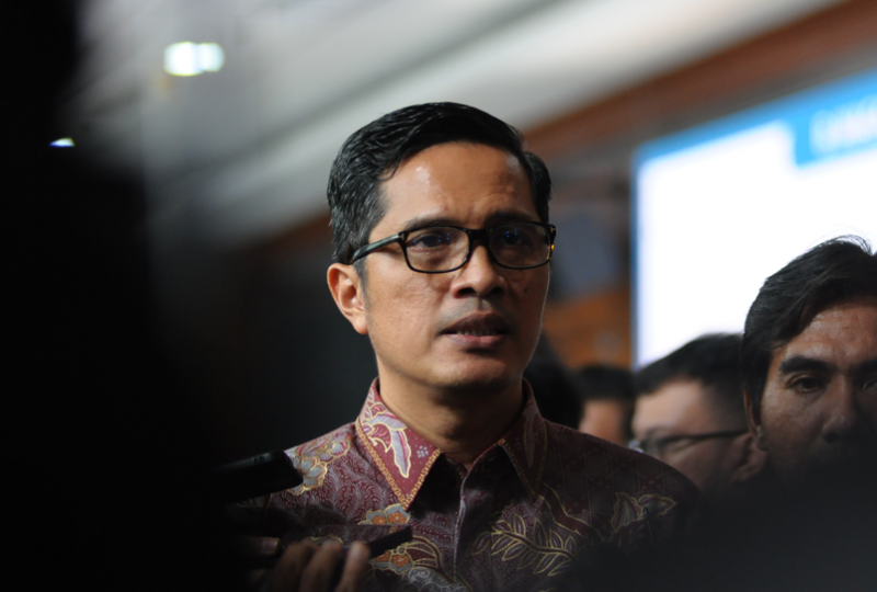 Febri Diansyah, anggota tim pengacara Sekjen PDI Perjuangan Hasto Kristiyanto. (Bandot-Law Justice).