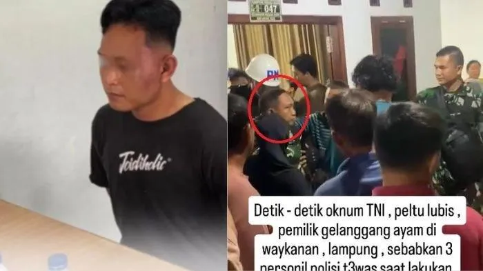 2 Oknum TNI Terduga Penembak 3 Polisi di Lampung Ditangkap & Ditahan. (Istimewa).
