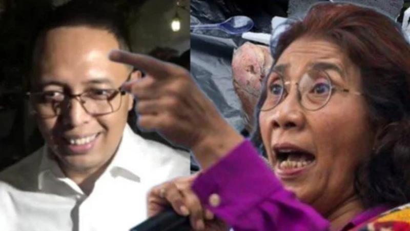 Minta Prabowo Pecat Hasan Nasbi, Susi Pudjiastuti Japri Letkol Teddy. (Istimewa).