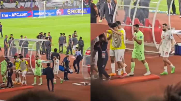 Heboh Usai Kalah dari Indonesia Kiper Bahrain Acungkan Jari Tengah. (Istimewa).