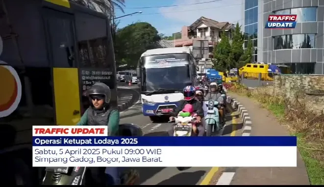 Update Trafik Jalur Puncak Sudah Sistem Satu Arah Sejak Pagi foto satlantasolresbogor