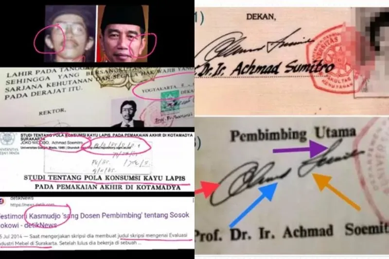 Simak, Ini Sejumlah Kejanggalan soal Ijazah Joko Widodo. (Istimewa).