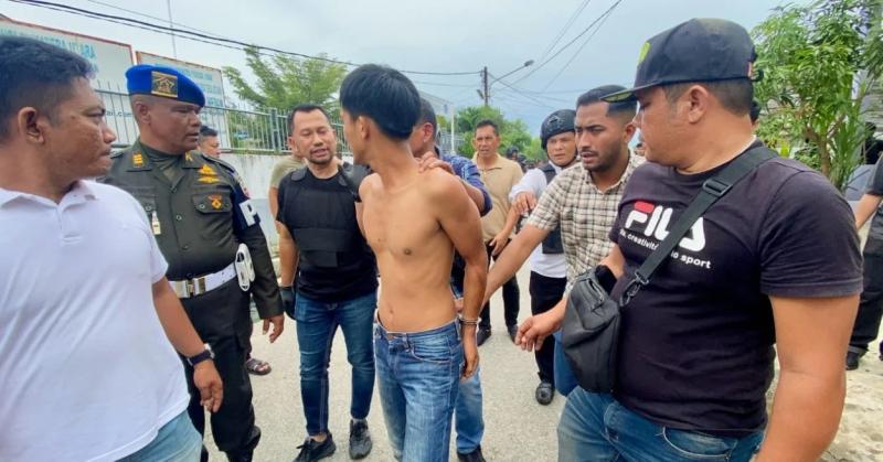 Ringkus 7 Pelaku Penyerangan Polisi di Belawan Gabungan TNI/Polri foto medan.viva.co.id