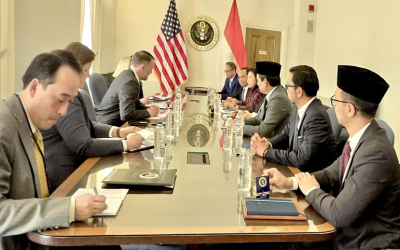 Dialog antara Tim Negoisasi RI dengan USTR sudah memasuki tahapan pembicaraan teknis terkait Tarif Resiprokal Trump. (Dok: ekon.go.id)