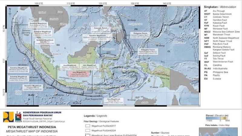 Mengenal Gempa Megatrush Ancaman Serius foto : CNBC