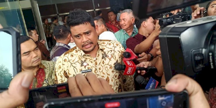 Respons Mantu Jokowi saat Ditanya soal Kasus Blok Medan di KPK. (rmolsumut).
