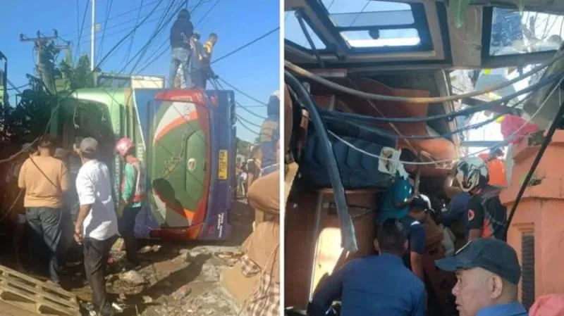 12 Orang Tewas Akibat Kecelakaan Maut Bus ALS di Padang Panjang. (Istimewa).