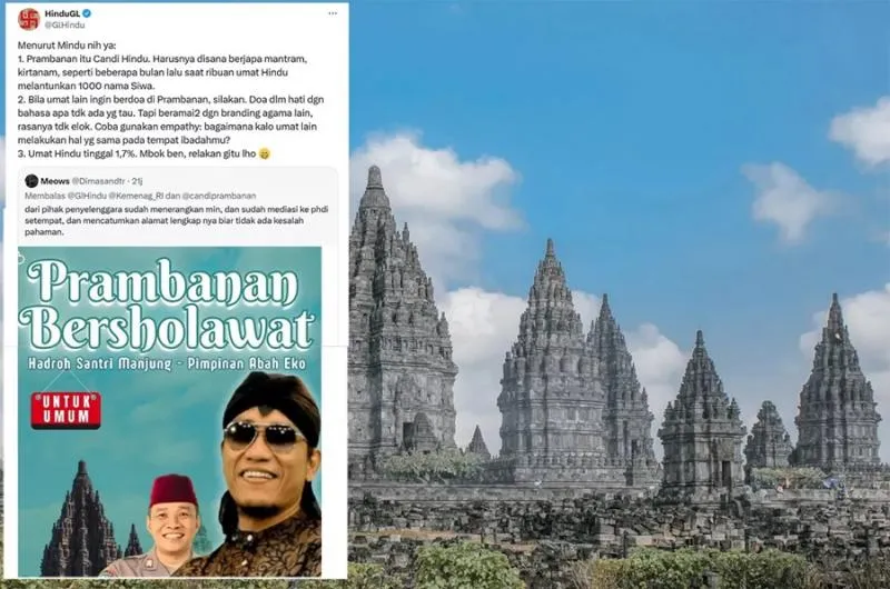 Berencana Gelar Sholawatan di Candi Prambanan, Gus Miftah Dikecam. (Istimewa).