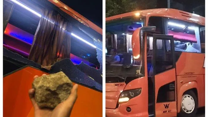 Arema FC Minta Maaf Setelah Suporternya Rusak Bus Persik Kediri. (Istimewa).
