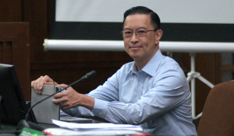 Thomas Trikasih Lembong alias Tom Lembong usai sidang perkara dugaan korupsi impor gula di PN Tipikor Jakarta Pusat, Selasa (17/6/2025). Tom Lembong menjadi terdakwa dalam perkara ini. (Law-justice)