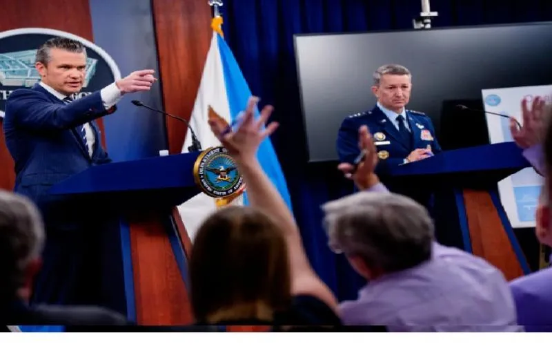  Menhan AS Geram ke Media Dituding Gagal Hancurkan Situs Nuklir Iran  foto : nytimes.com