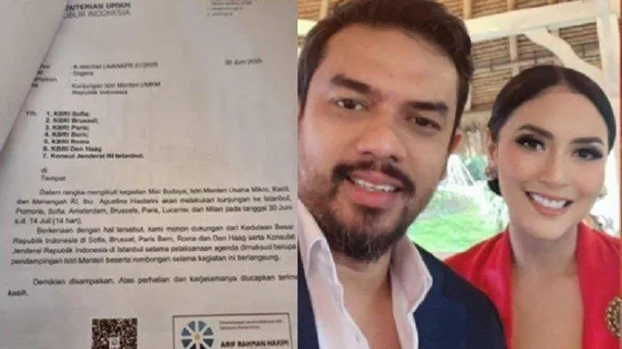 Alibi Menteri UMKM soal Heboh Surat Istri ke Luar Negeri Diragukan. (Istimewa).