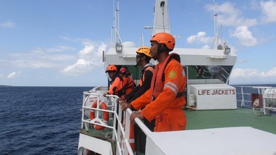 Operasi pencarian dan penyelamatan KMP Tunu Pratama Jaya (Dok.Basarnas)