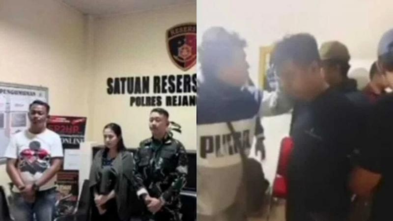 Anggota TNI Gerebek Istri Selingkuh dengan Oknum Polisi di Villa Curup. (Istimewa).