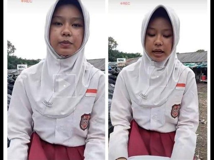 Viral Anak Pemulung di Bekasi Ditolak SMP Negeri Meski Nilai Bagus. (Istimewa).