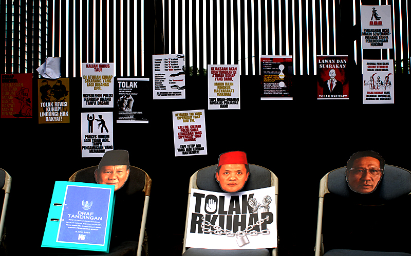 Koalisi Masyarakat Sipil Tolak Pengesahan RKUHP  