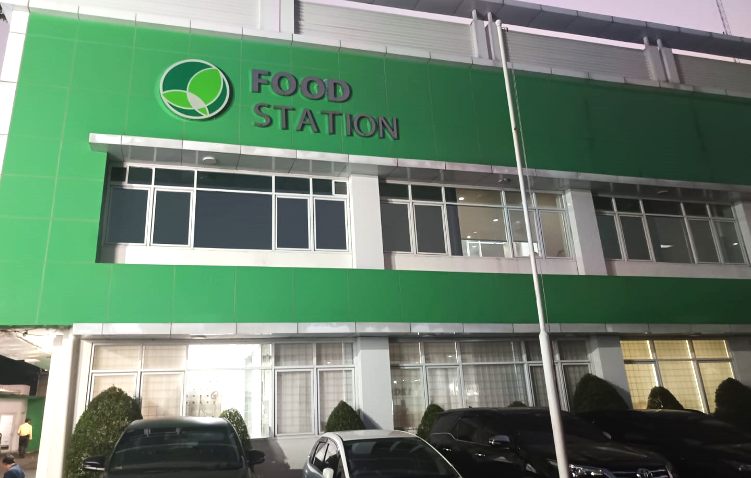 Kantor Food Station di Jakarta Timur. (Rohman)