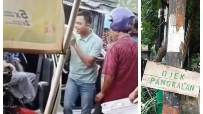 Viral Paksa Ibu & Bayi Turun Taksi Online, Polisi Ringkus Ojek Tigaraksa. (Istimewa).