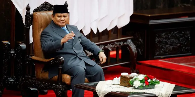 Presiden Prabowo Sentil Jokowi: 7 Tahun Terakhir Banyak Anak Kelaparan. (afp).