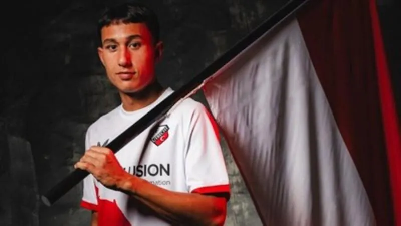 Miliano Jonathans sudah tak sabar bela Timnas Indonesia. (Dok FC Utrecht) 